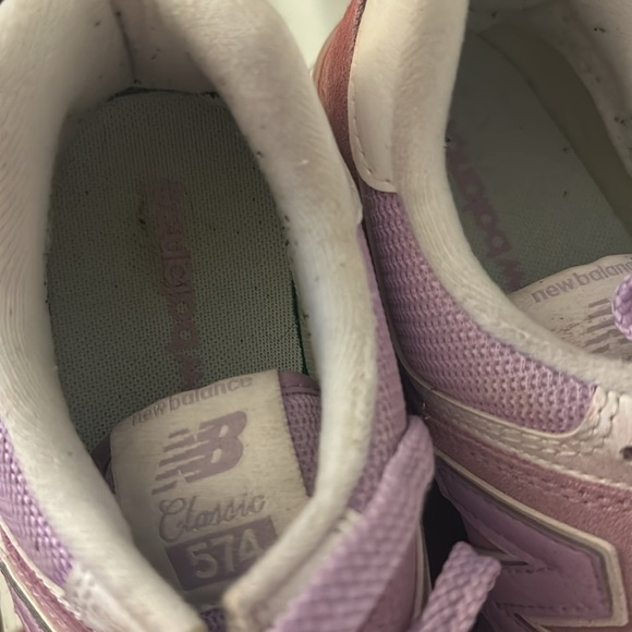 Lilac New Balance Encap Classic 574 - Picture 4 of 5